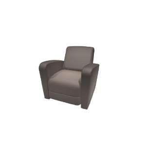  National Reno Fabric One Seat Lounge Chair, Grey