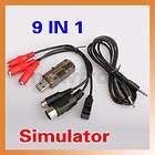 in 1 USB Simulator Cable Support FMS AeroFly RC RealFlight G3 G4 G5