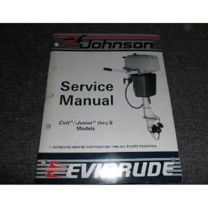  1987 Johnson Evinrude Colt Junior 2.5 4 5 6 8 Manual 