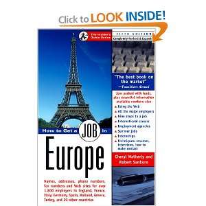  How to Get a Job in Europe (9781572840409) Books