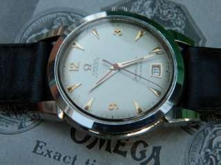 VINTAGE FIRST 1952 OMEGA SEAMASTER DATE AUTOMATIC WATCH  