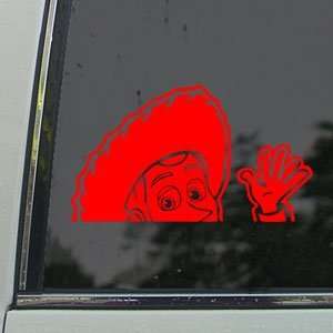  WOODY TOY STORY Red Decal Car Truck Bumper Window Red 