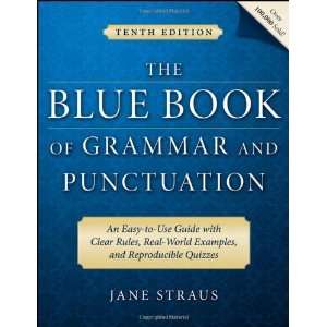  The Blue Book of Grammar and Punctuation An Easy to Use 
