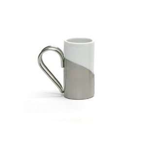   DMU011WHP23 1 1/2 Oz Porcelain/Stainless Steel Mug