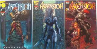   ASCENSION COMICS ISSUES #1/2, #0, #1 (NM+) Pub 1997 by Top Cow  