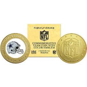  Highland Mint Dallas Cowboys Bronze Commemorative Coin 