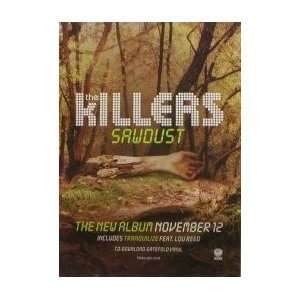 KILLERS Sawdust Music Poster 