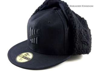 New Era Undefeated UNDFT Winter Black Fitted Hat Men  
