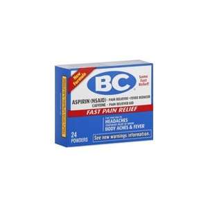  BC Fast Pain Relief Powders, 24 count (Pack of 3) Health 