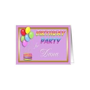  Dana Birthday Party Invitation Card Toys & Games