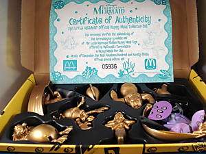 Disney McDonalds Gold Ed. 1997 Little Mermaid Boxed Set  