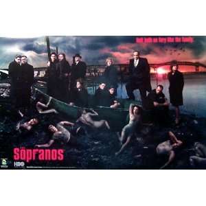 The Sopranos Hell Hath No Fury Like The Family 22x34 Poster  