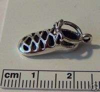 Sterling Silver 3D Irish Step Dancer Soft Shoes Charm  