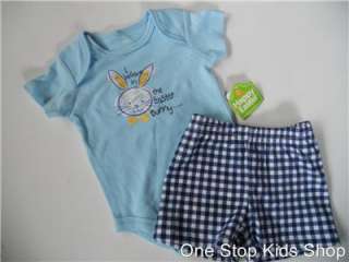 MY FIRST EASTER Baby Boy 0 3 6 Months OUTFIT Shirt Set  