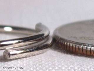 Lot 1000 1 Bulk Split Rings Gift Craft Ring Nickel Plated Light 