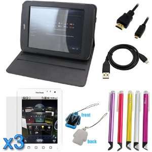  Built in Stand + 3 X LCD Screen Protector + Micro USB Cable + HDMI 