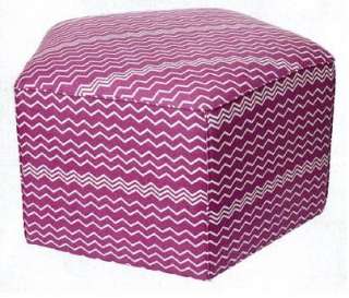 MISSONI by TARGET ZIG ZAG OTTOMAN NEW IN BOX 29X28.5X18.5 AWESOME 