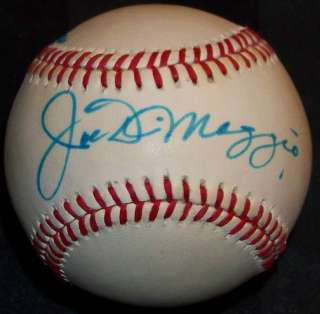   DiMaggio & Ted Williams Signed Autographed Baseball LOA SUPER RARE