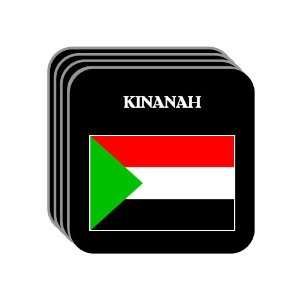  Sudan   KINANAH Set of 4 Mini Mousepad Coasters 