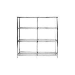  Chrome Wire Shelving Add On Unit   AD54 2130C   21 x 30 