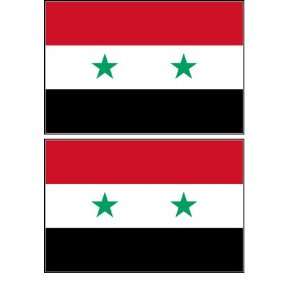 Syria Syrian Flag Stickers Decal Bumper Window Laptop Phone Auto 