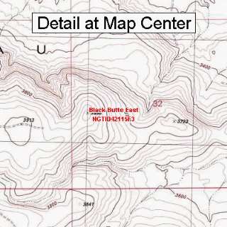   Map   Black Butte East, Idaho (Folded/Waterproof)