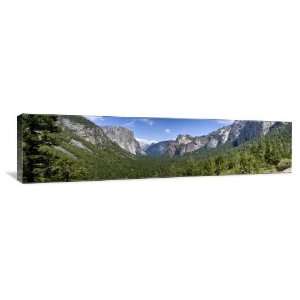 Looking through the Valley   Gallery Wrapped Canvas   Museum Quality 