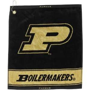 Purdue Boilermakers 18.5 x 16 Woven Jacquard Golf Towel  