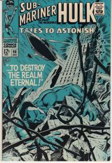 Tales to Astonish #98 Silver Age Sub Mariner Hulk 1967  