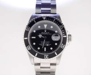 Rolex Submariner 16800 Transitional 40mm Wrist Watch  