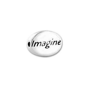   Sterling Silver Imagine Message Bead Arts, Crafts & Sewing