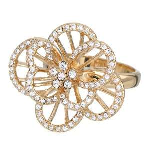    Annaleece Crystal Crystal Bloom, Size 08   Ring