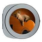 New Cat Sleeping In Guitar CD DVD Storage Holder Carry Case Wallet