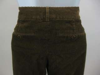 You are bidding on a pair of THEORY Brown Corduroy Flare Fit Pants 
