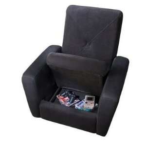   Home Styles 5252 516 Gaming Chair and Ottoman, Black, 19 Inch Home