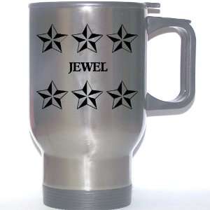  Personal Name Gift   JEWEL Stainless Steel Mug (black 