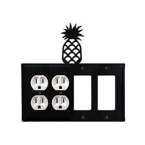   EOOGG 44 8.25 in. Pineapple Metal Electrical Outlet Cover Electronics