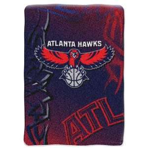   Atlanta Hawks 60x 80 Super Plush Throw Fierce Series