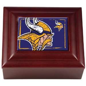  Minnesota Vikings Wooden Keepsake Box