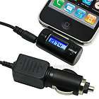 Car Charger Adapter+FM Transmitter+Rem​ote for iPhone 4 4G 3GS 3G 2G 