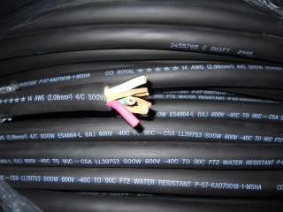 50 SOOW 14/4 CABLE PORTABLE INDOOR/OUTDOOR WIRE USA  