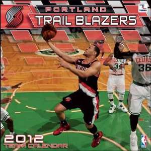  NBA Portland Trail Blazers 2012 Wall Calendar Sports 
