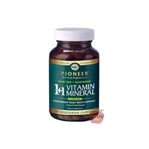  Pioneer   1 + 1 Vitamin Mineral, Veg, Iron Free   60ct Vcp 