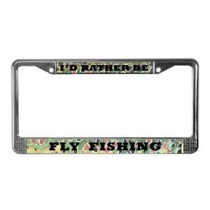  Brown Trout Fly Fishing Sports License Plate Frame by 