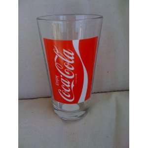 Coca Cola set of 2, 16oz COKE Label Glasses  Kitchen 