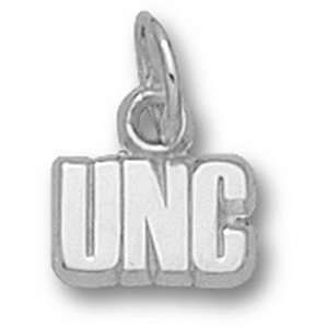  U of North Carolina 3/16in Sterling Silver UNC Pendant 