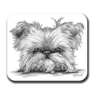  Brussels Griffon on Paws Dog Art Mouse Pad Everything 
