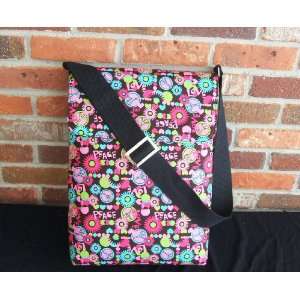  New Eclectic Peace Laptop Bag Fits 17 Inches.Vertical 