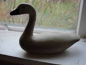   GOOSE SMALL OR MINITURE DECOY COLLECTABLE ,HUNTING CABIN DECOR  