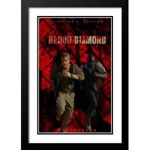 Blood Diamond 32x45 Framed and Double Matted Movie Poster   Style G 